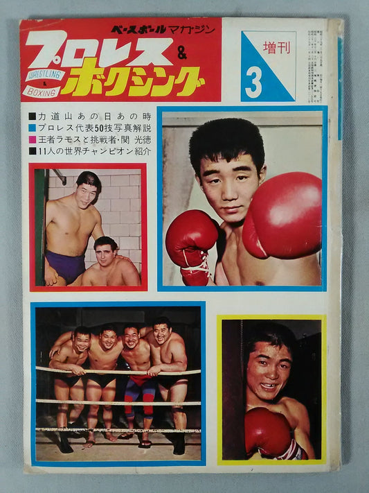 Pro Wrestling  & Boxing 1964.03 Special Issue