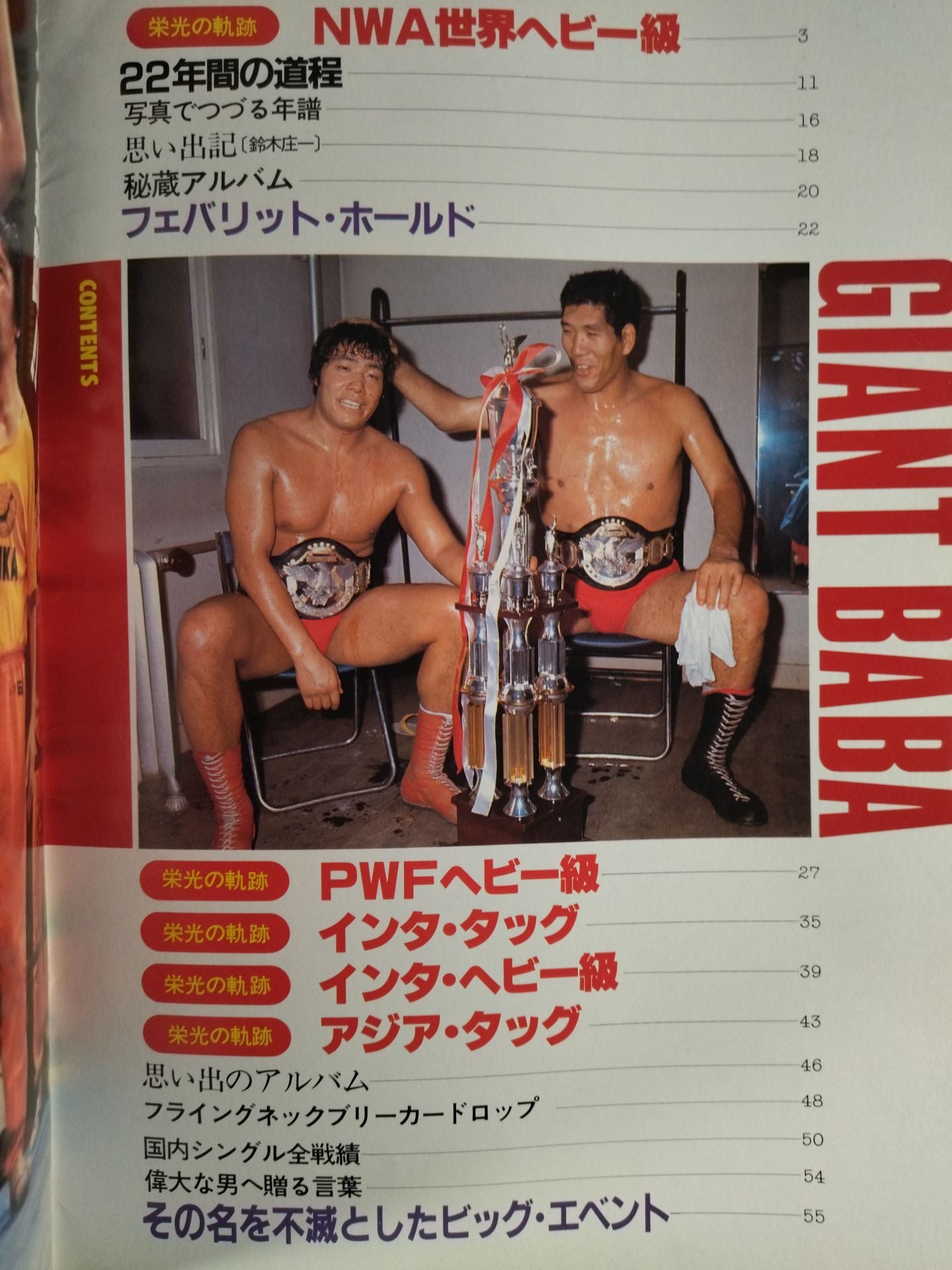 ジャイアント馬場 プロレス プログラム 週刊プロレスmobileプレミアム発インタビュー再録】ジャイアント