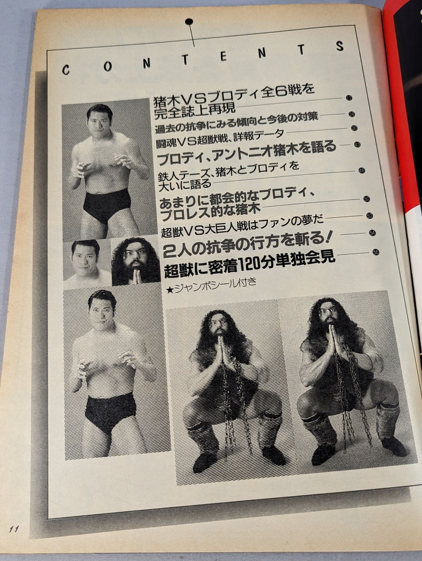 Pro Wrestling  Album 63 Fierce Battle! Fighting Spirit vs Super Beast