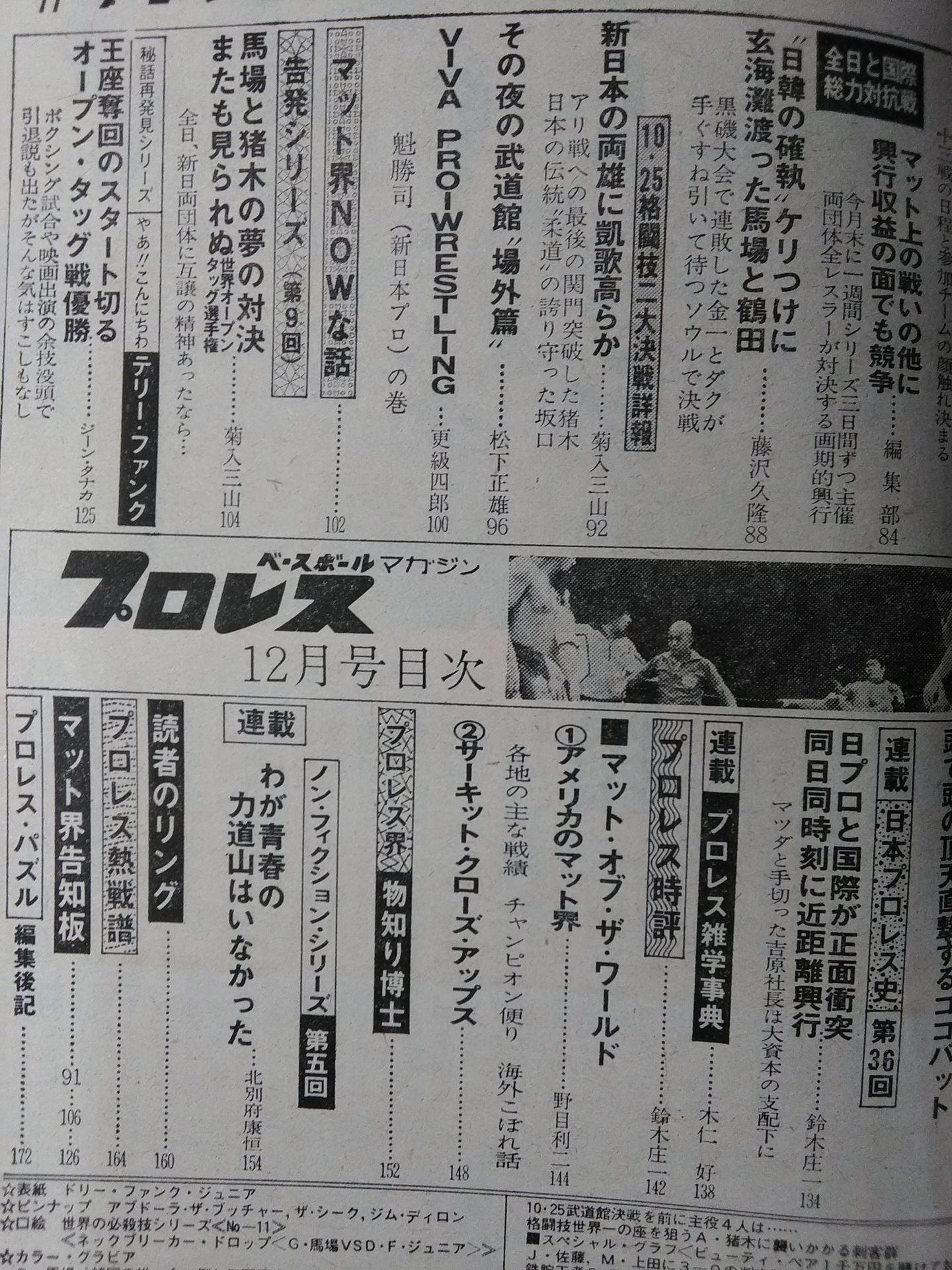 月刊プロレス 1977年12月号