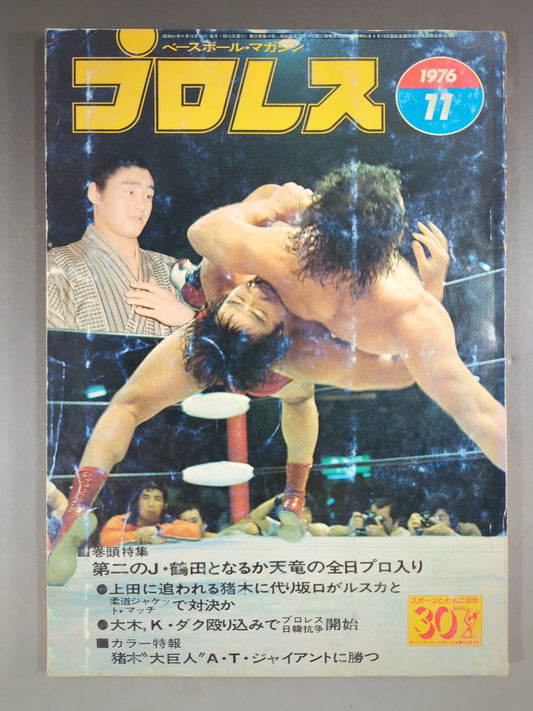 Pro Wrestling  Monthly November 1976