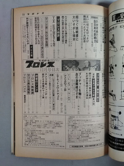Pro Wrestling  Monthly, December 1976