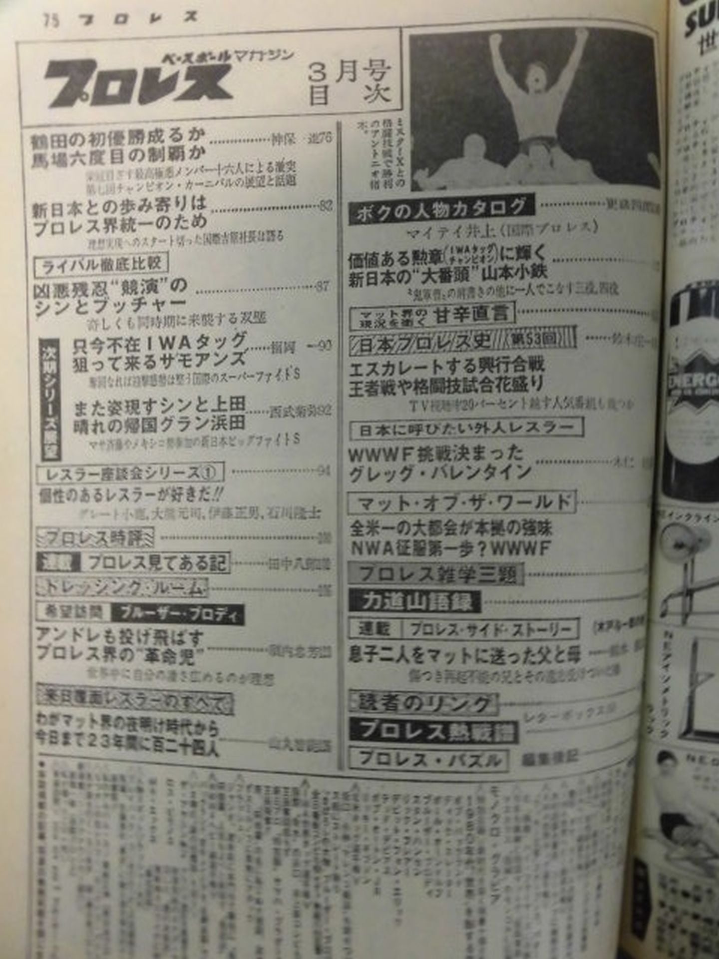 Pro Wrestling  Monthly, March 1979