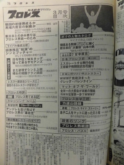Pro Wrestling  Monthly, March 1979