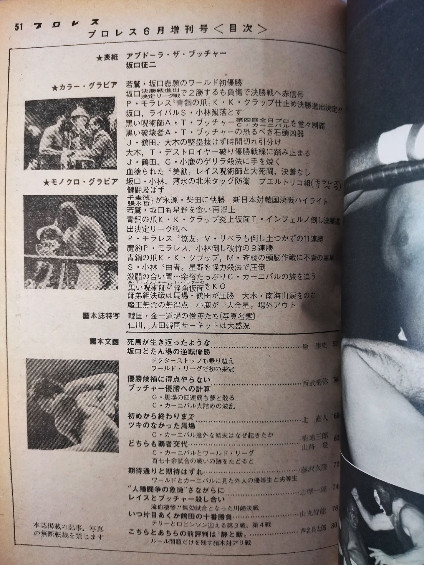 Pro Wrestling  1976/06