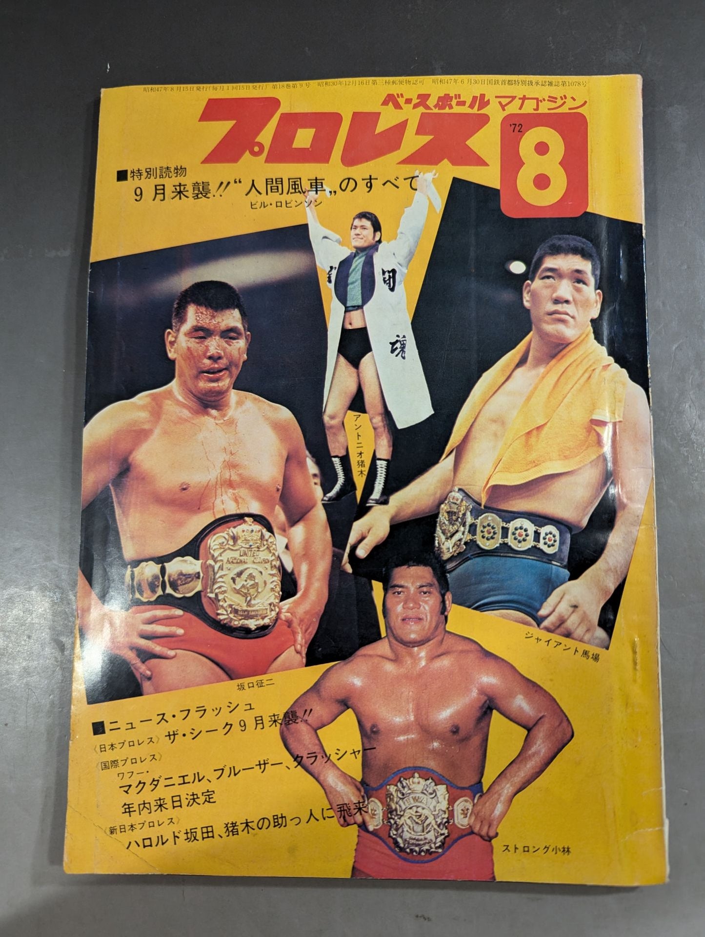 Pro Wrestling  1972-08