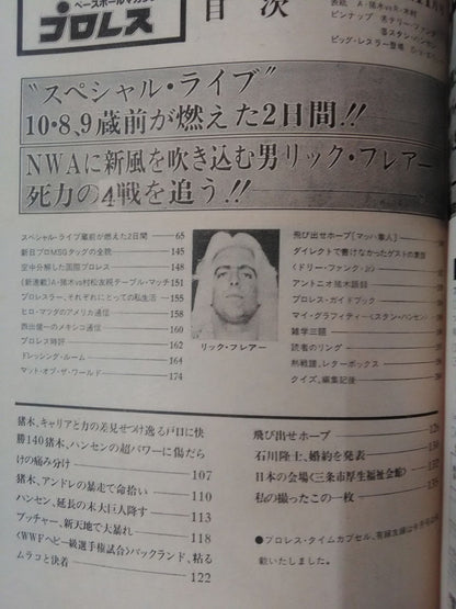 月刊プロレス 1981年11月号