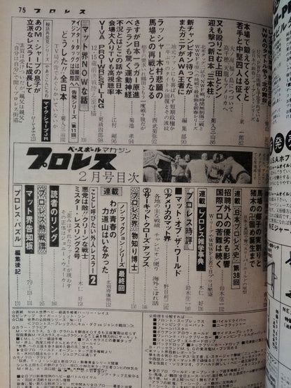 Pro Wrestling  Monthly, February 1978