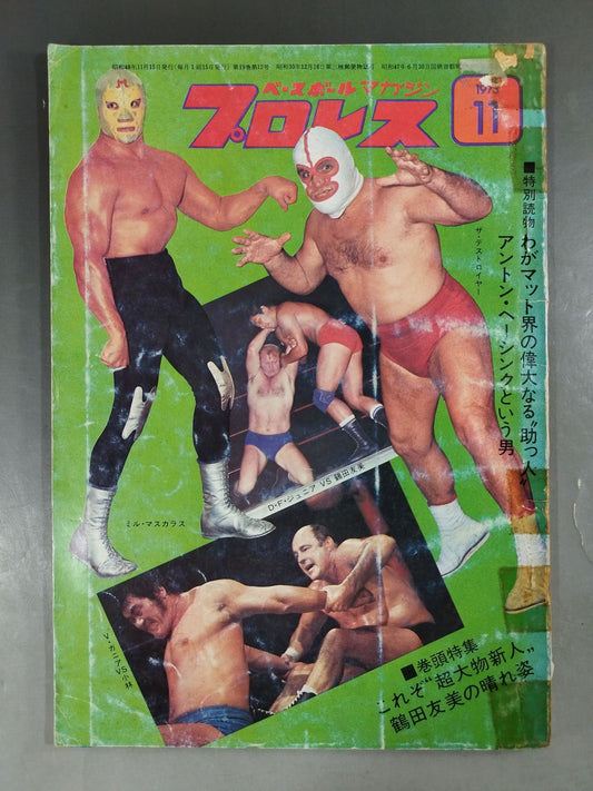 Pro Wrestling  Monthly, November 1973