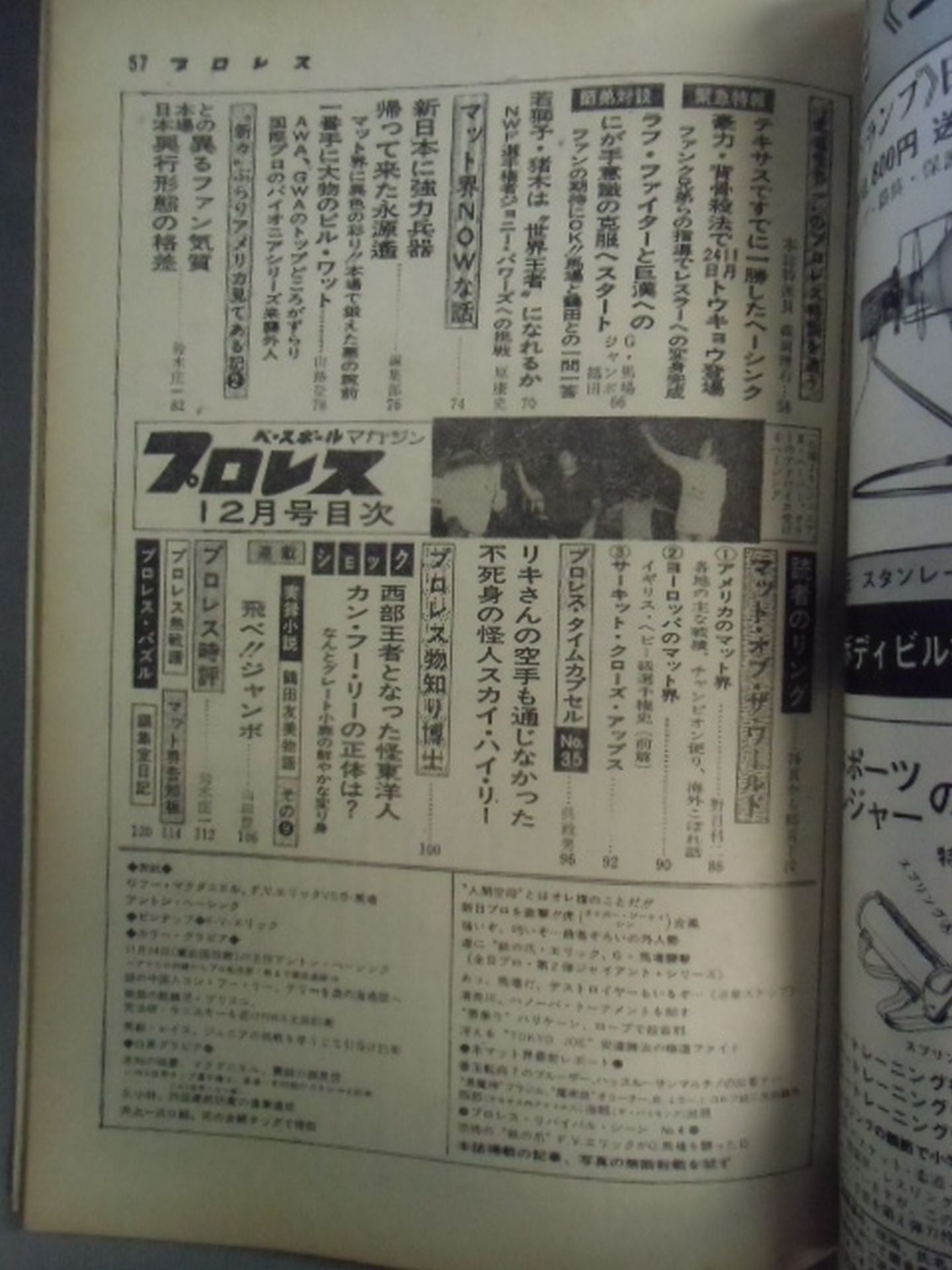 Pro Wrestling  Monthly, December 1973