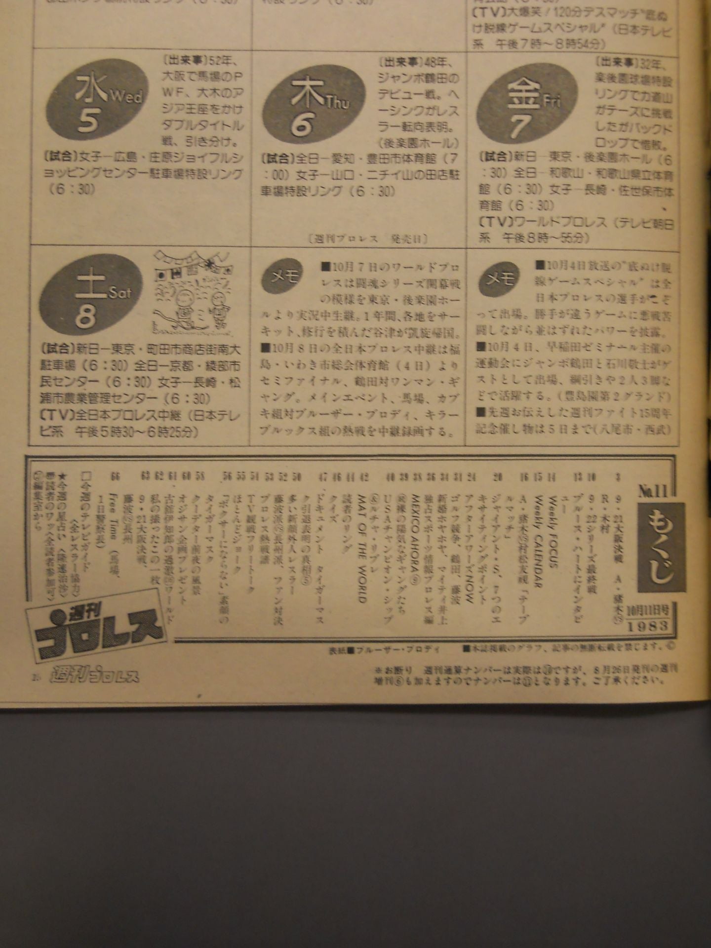 Weekly Pro Wrestling 11