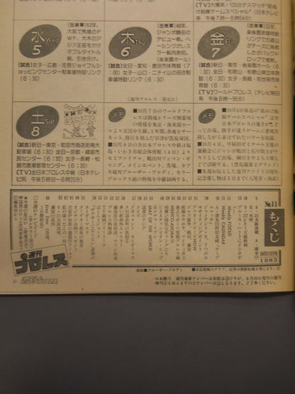 Weekly Pro Wrestling 11