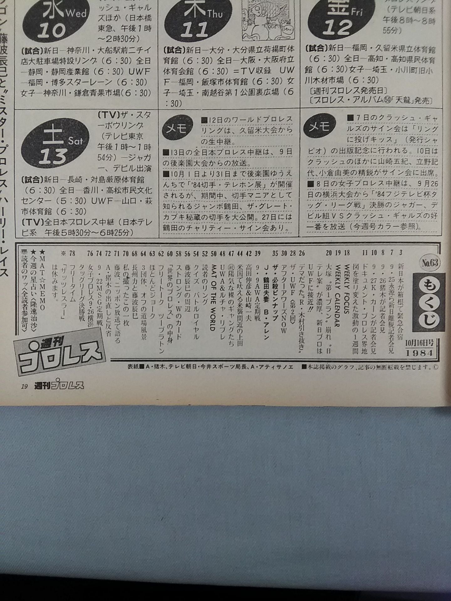 Weekly Pro Wrestling 63