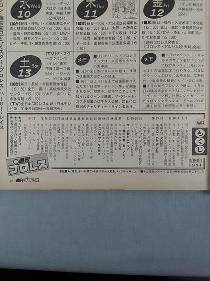 Weekly Pro Wrestling 63