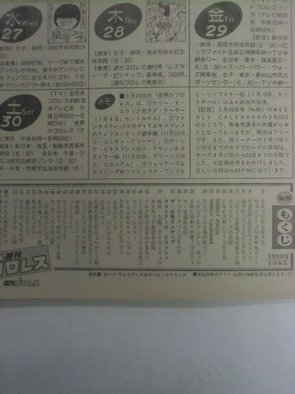 Weekly Pro Wrestling 86