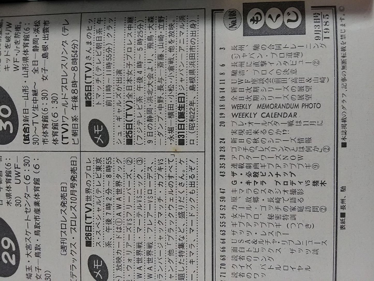 週刊プロレス108