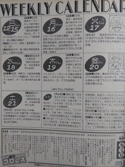 週刊プロレス124
