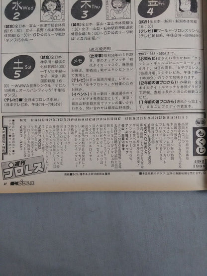 週刊プロレス138