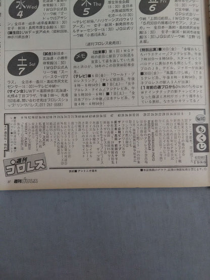 週刊プロレス147