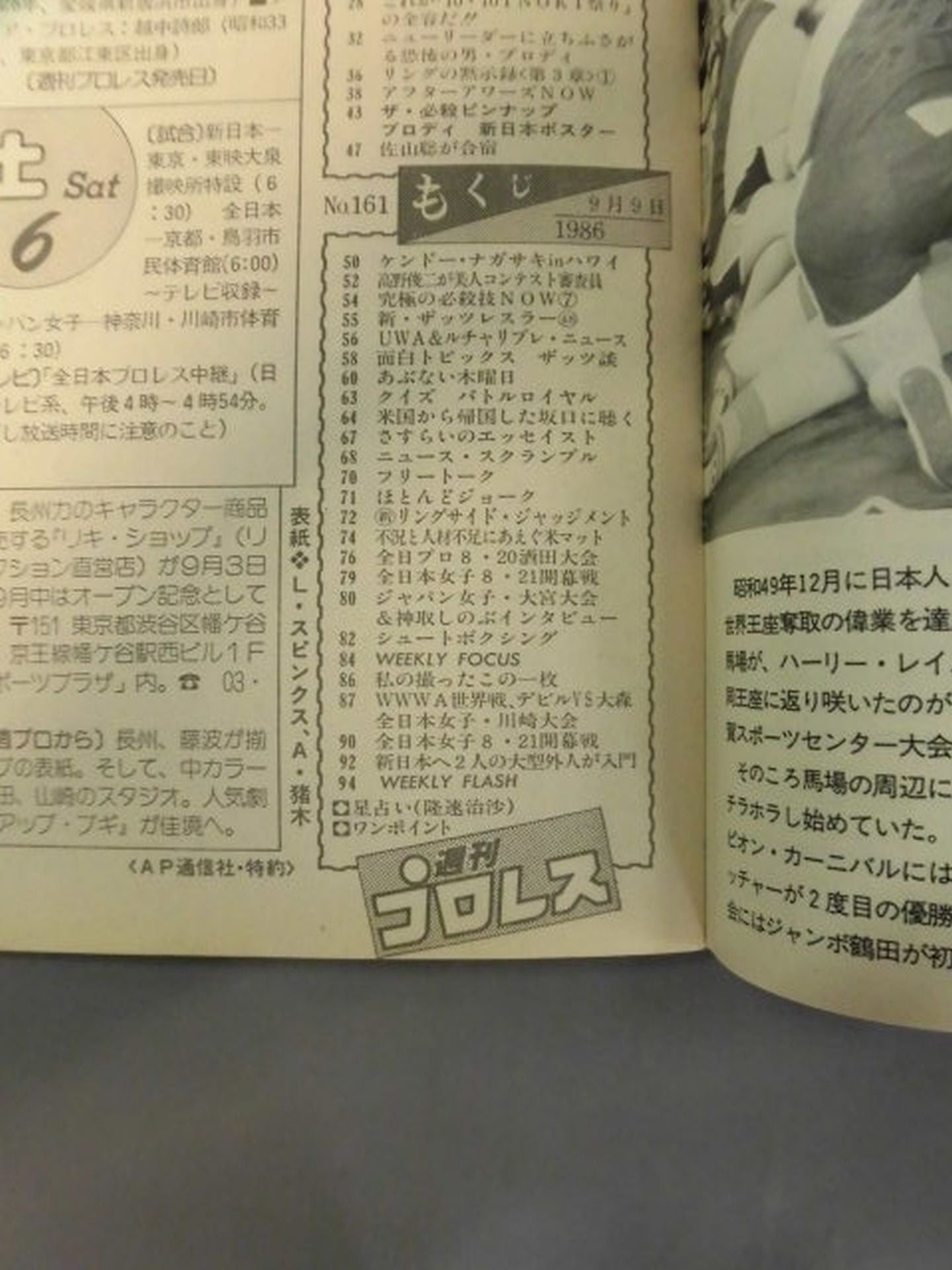 週刊プロレス161