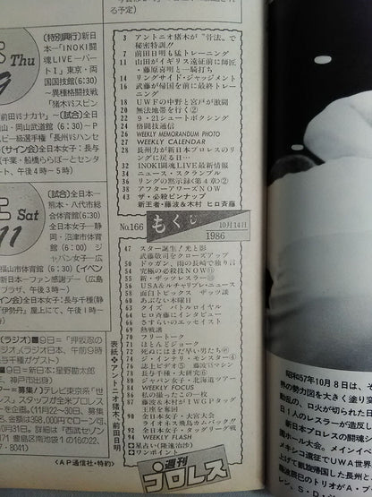 週刊プロレス166