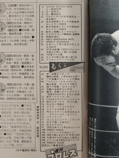 週刊プロレス182