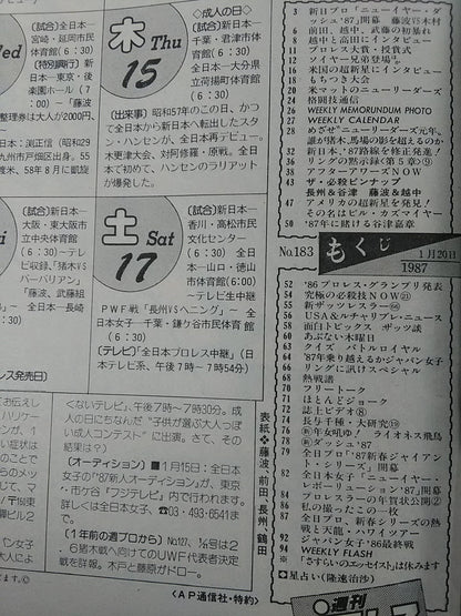 Weekly Pro Wrestling  183