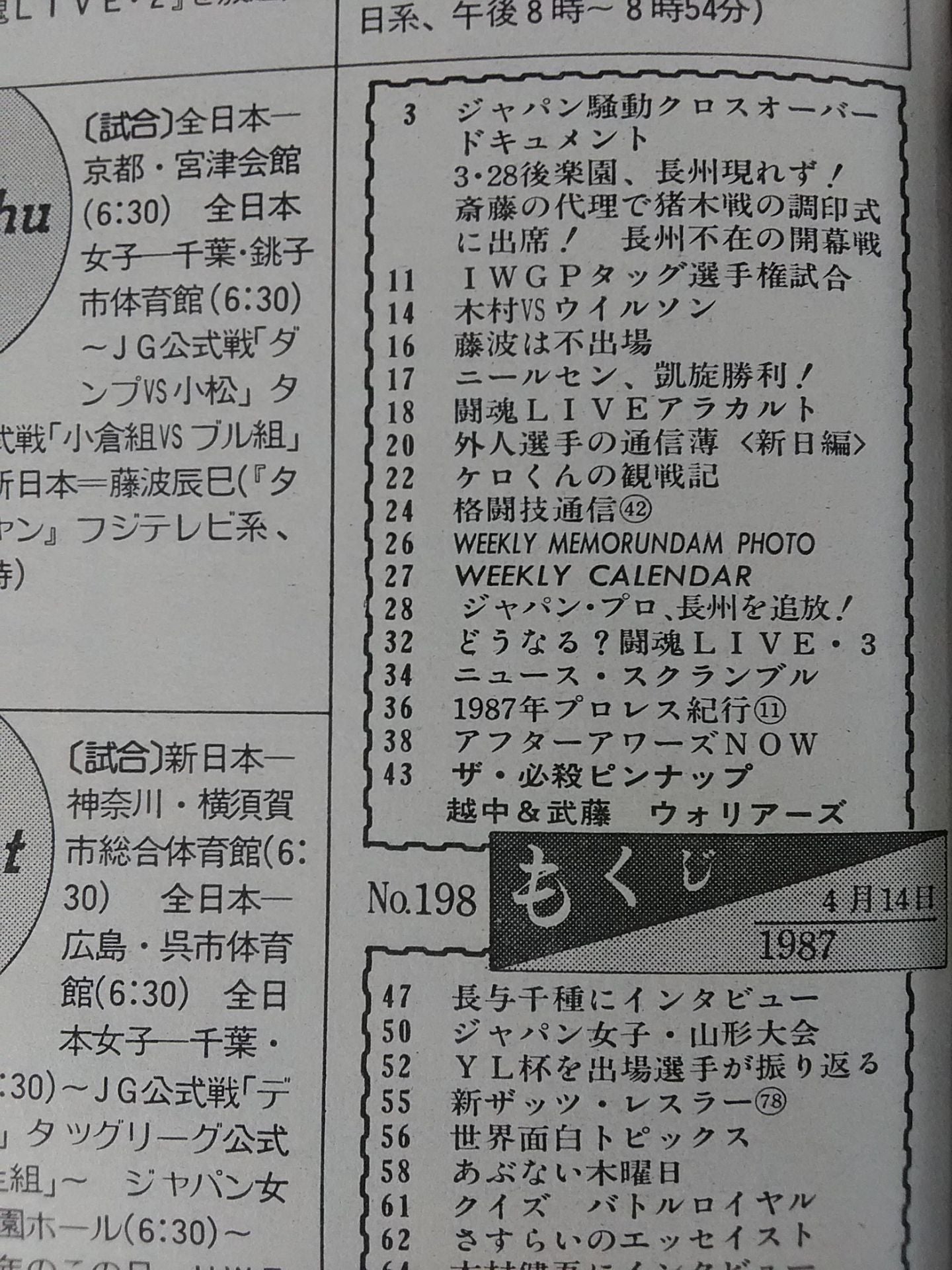 Weekly Pro Wrestling  198
