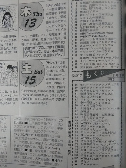 週刊プロレス217