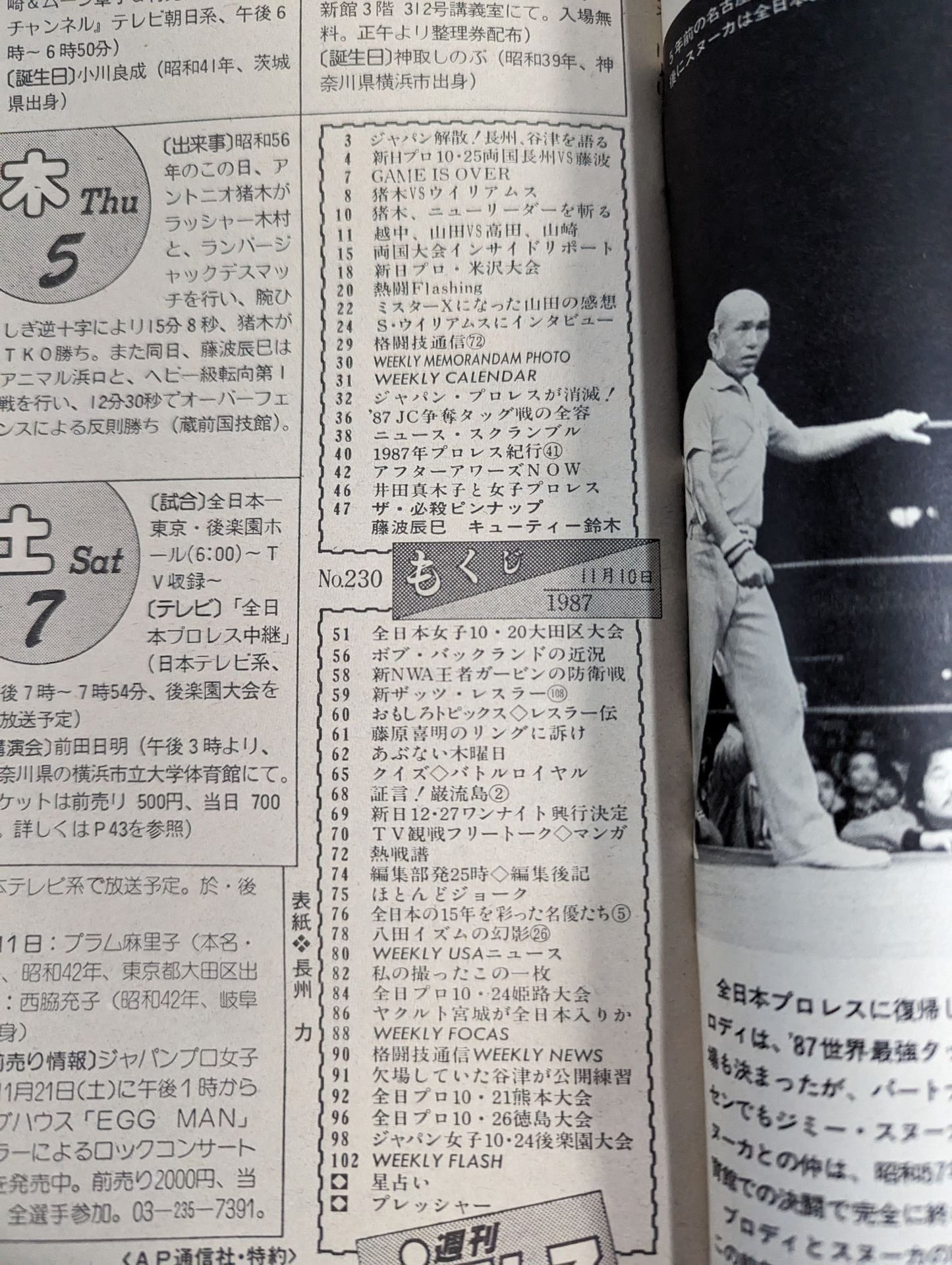 週刊プロレス230