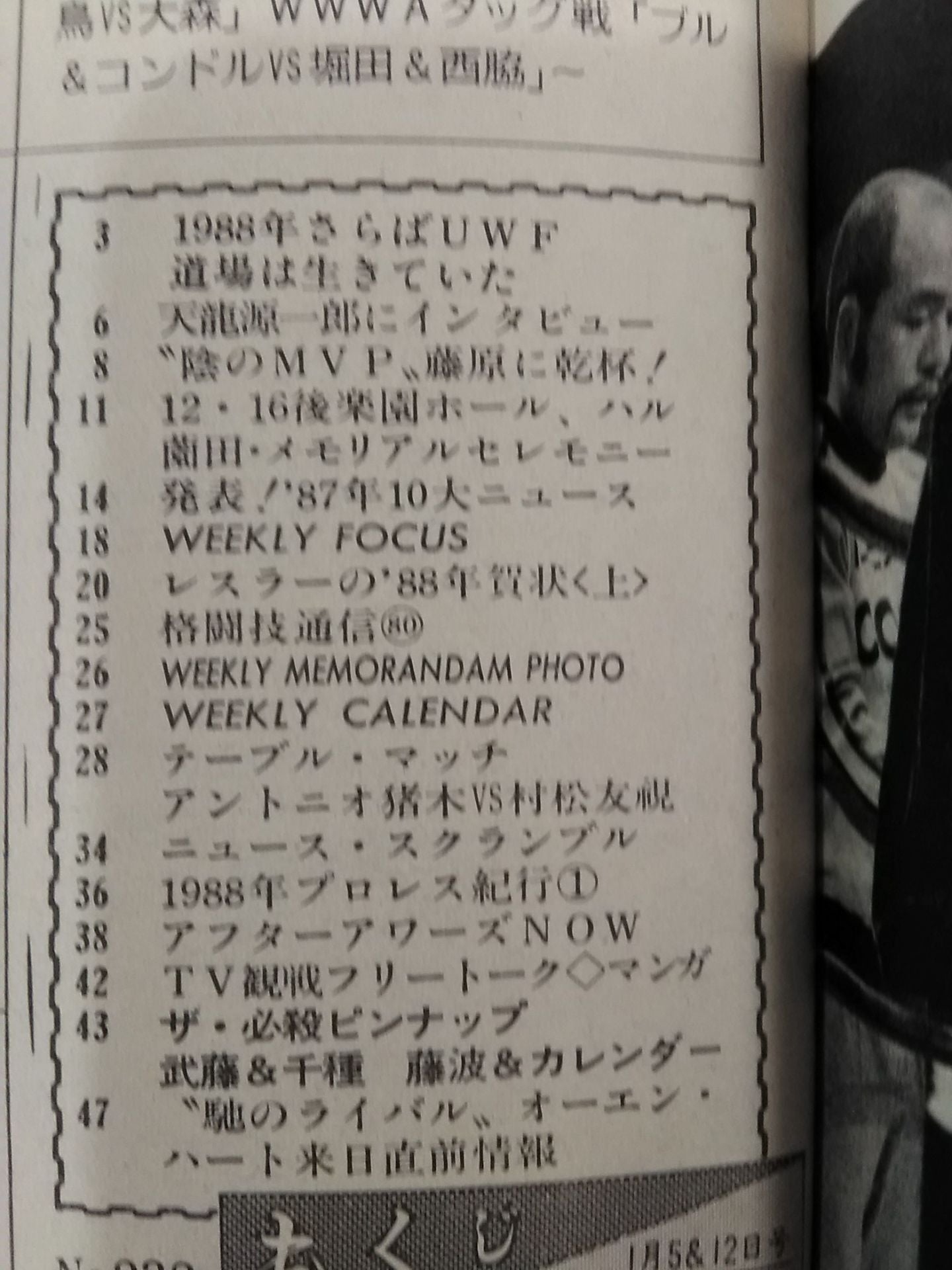 週刊プロレス238