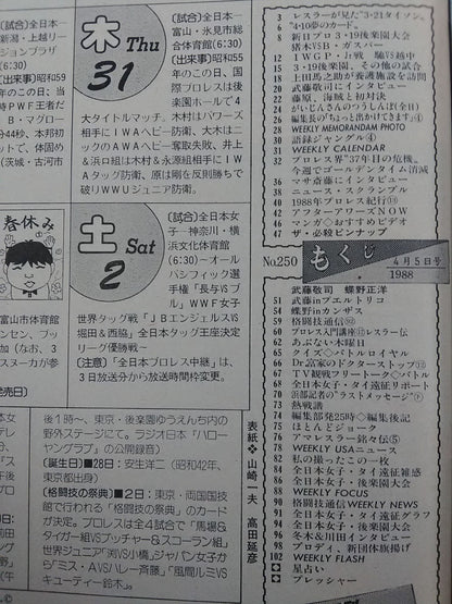 週刊プロレス250