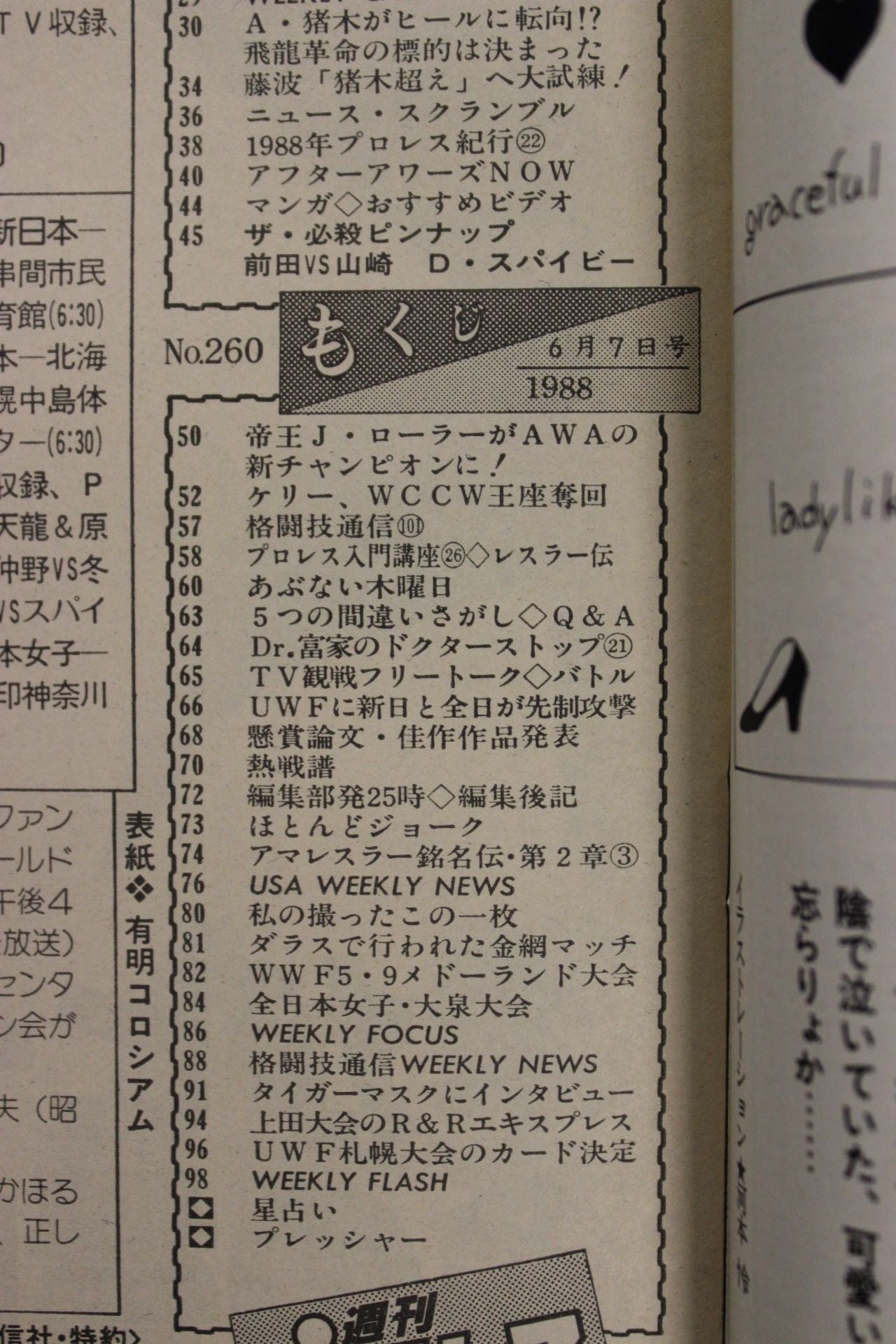 週刊プロレス260