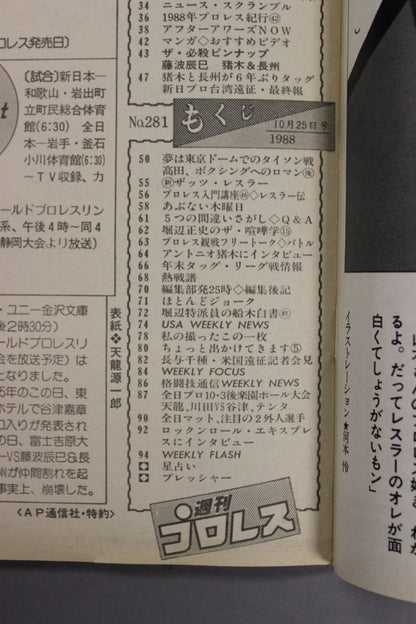 週刊プロレス281