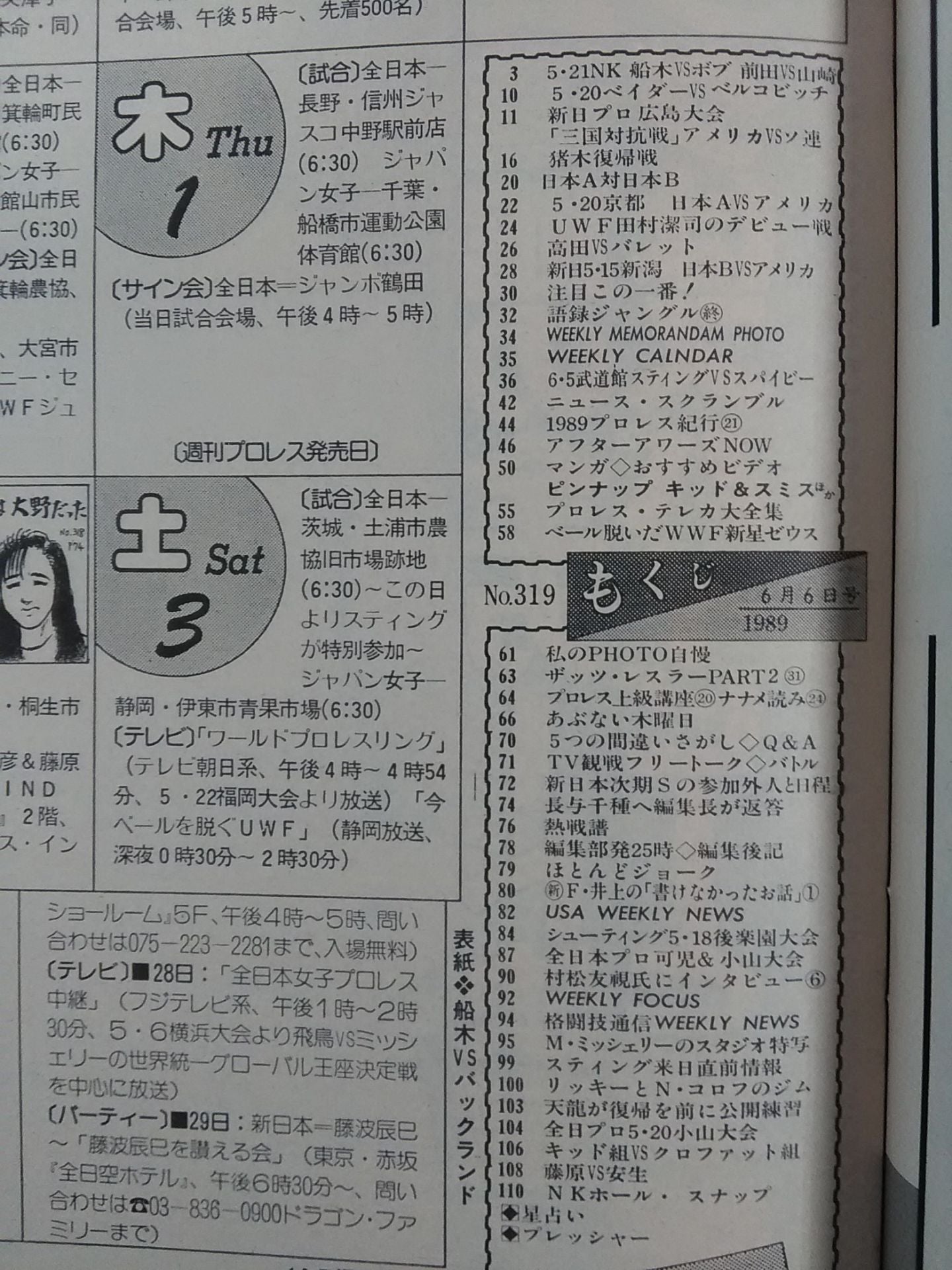 Weekly Pro Wrestling 319