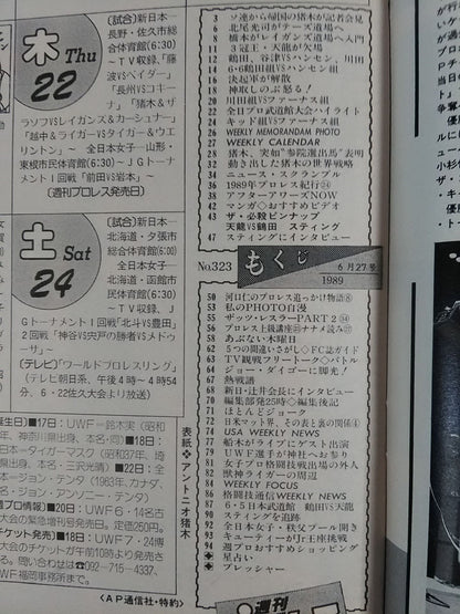 Weekly Pro Wrestling 323