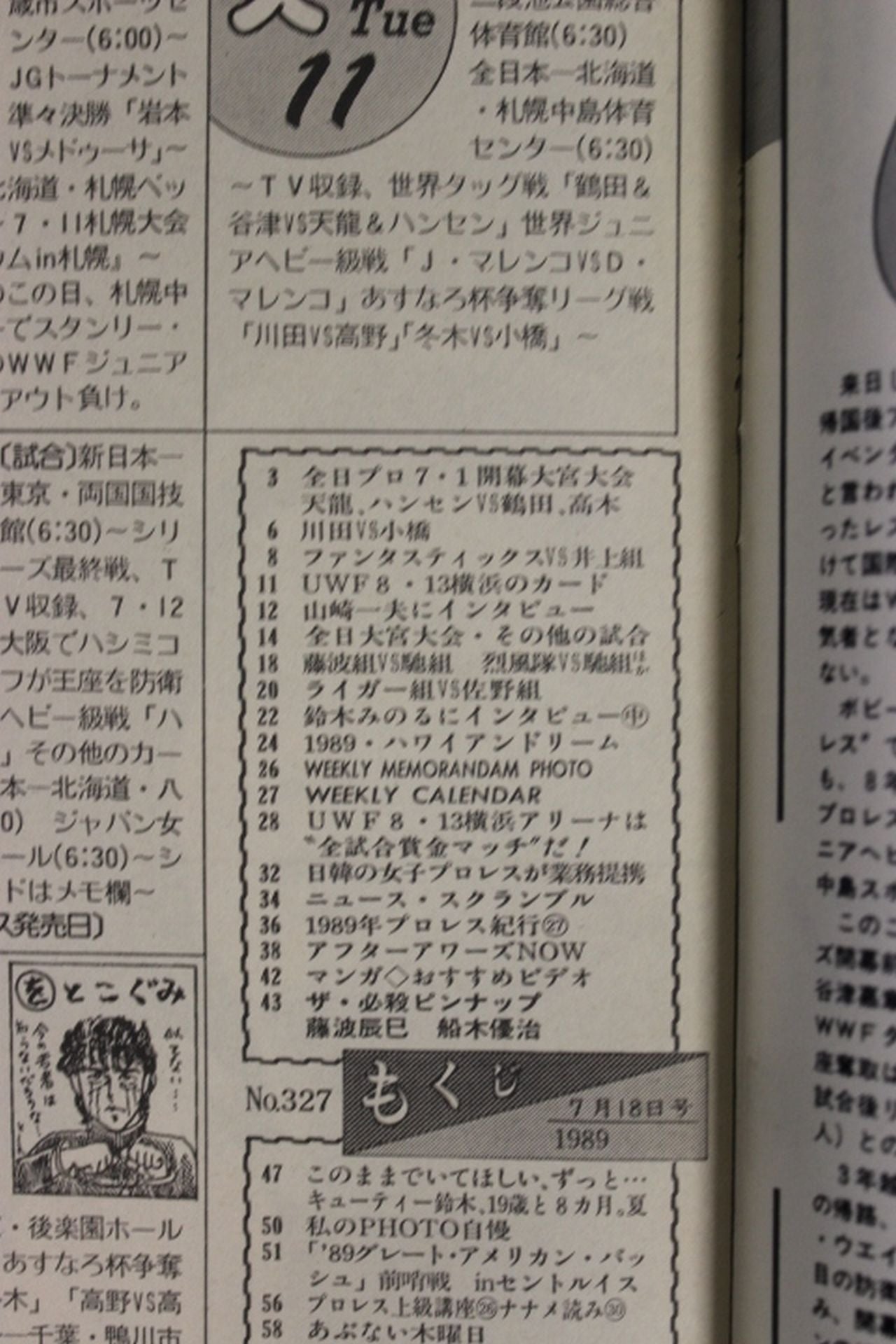 週刊プロレス327