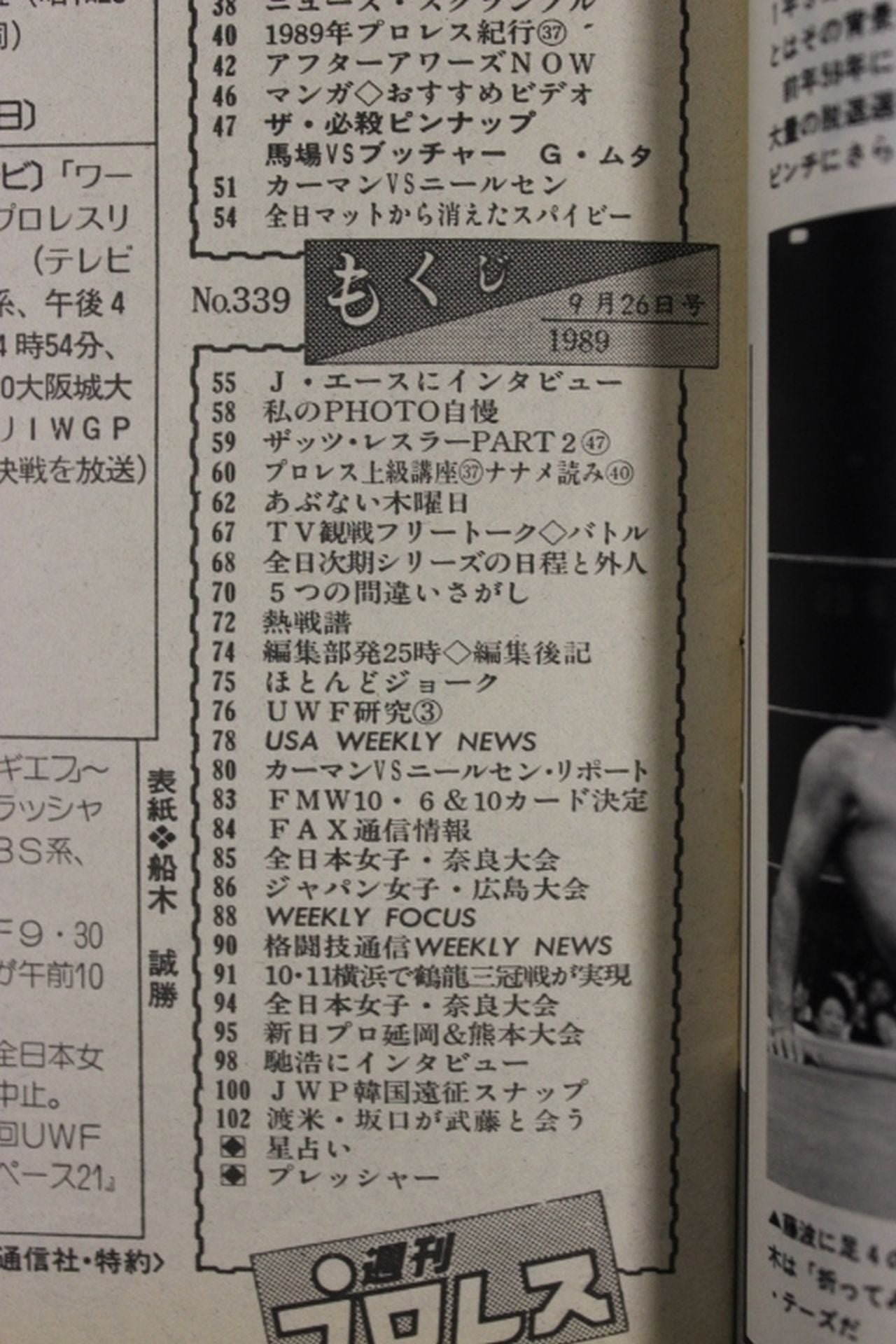 Weekly Pro Wrestling 339