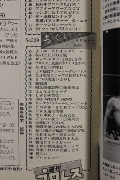 Weekly Pro Wrestling 339