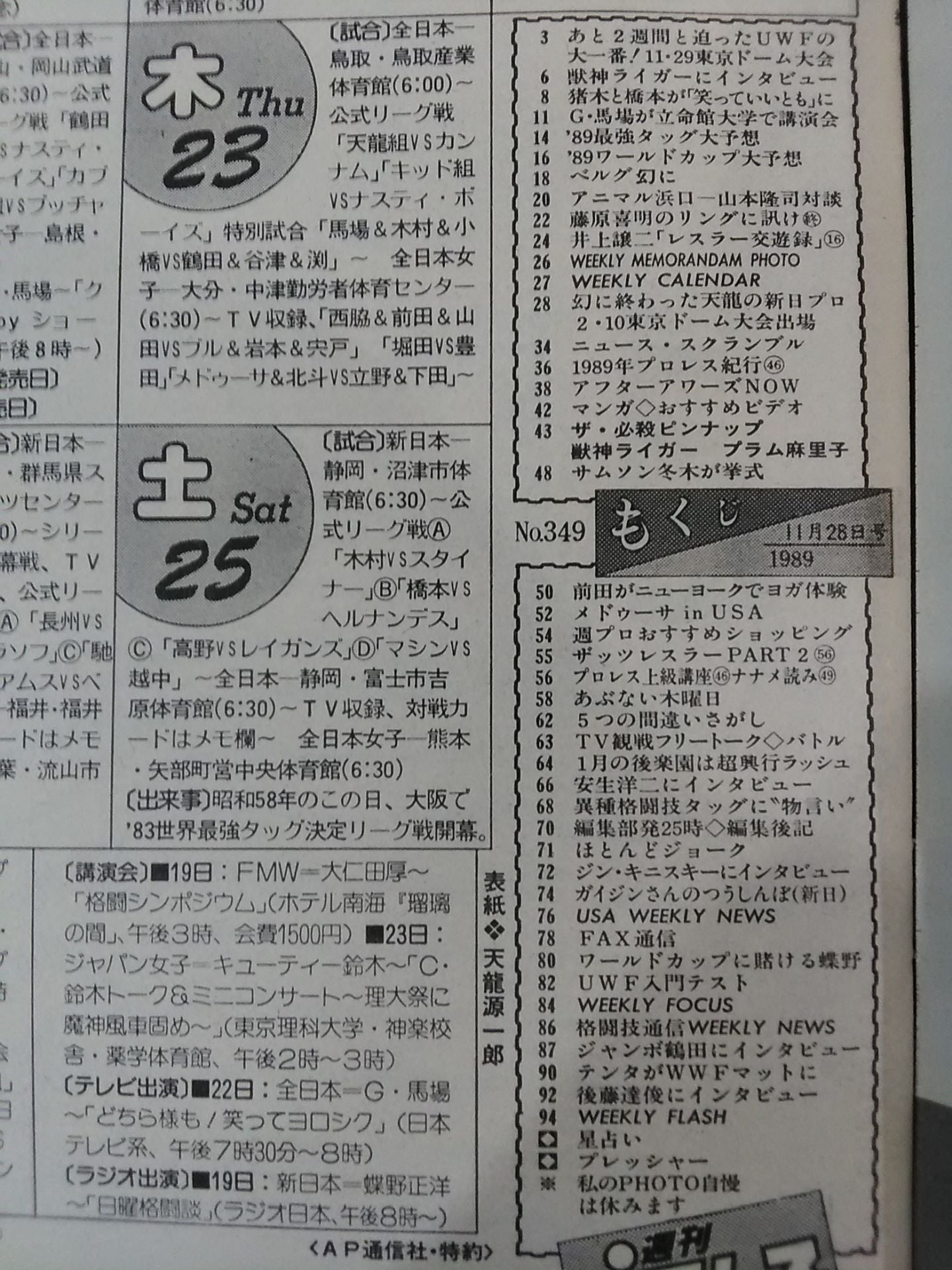 Weekly Pro Wrestling 349
