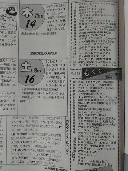 Weekly Pro Wrestling 353