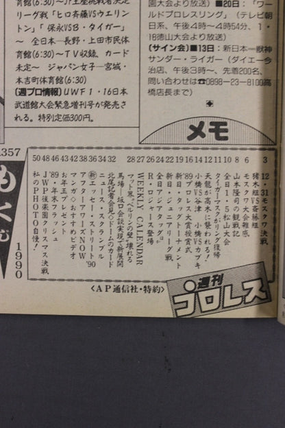 週刊プロレス357