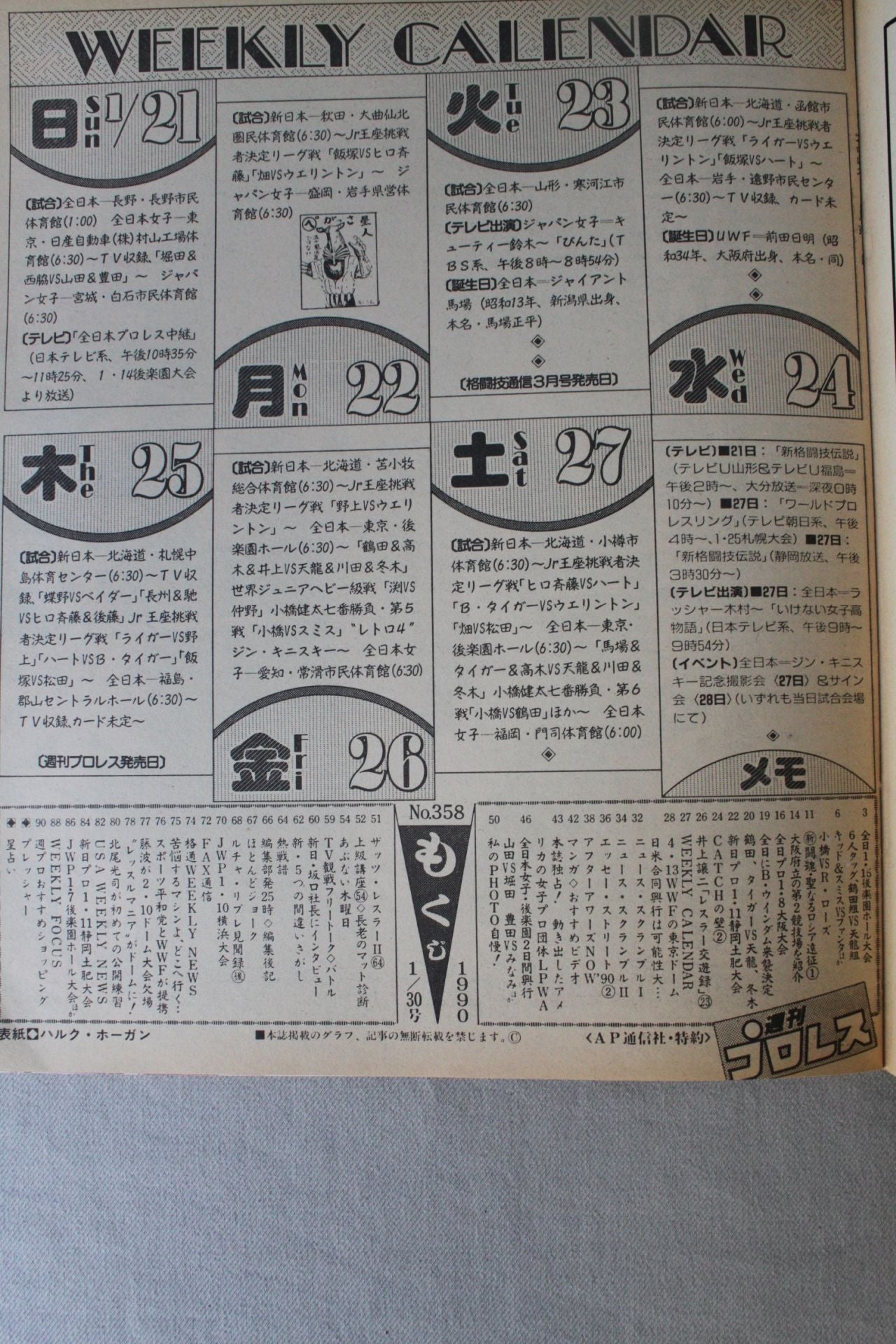 Weekly Pro Wrestling 358