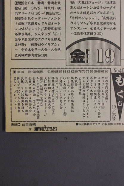 Weekly Pro Wrestling  402