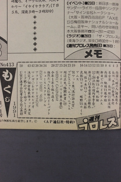 Weekly Pro Wrestling 413