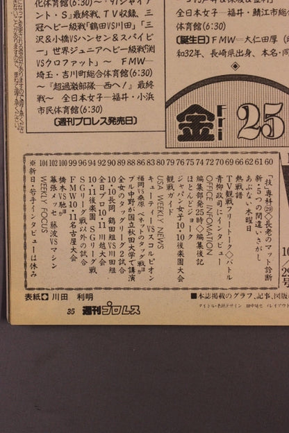 週刊プロレス460