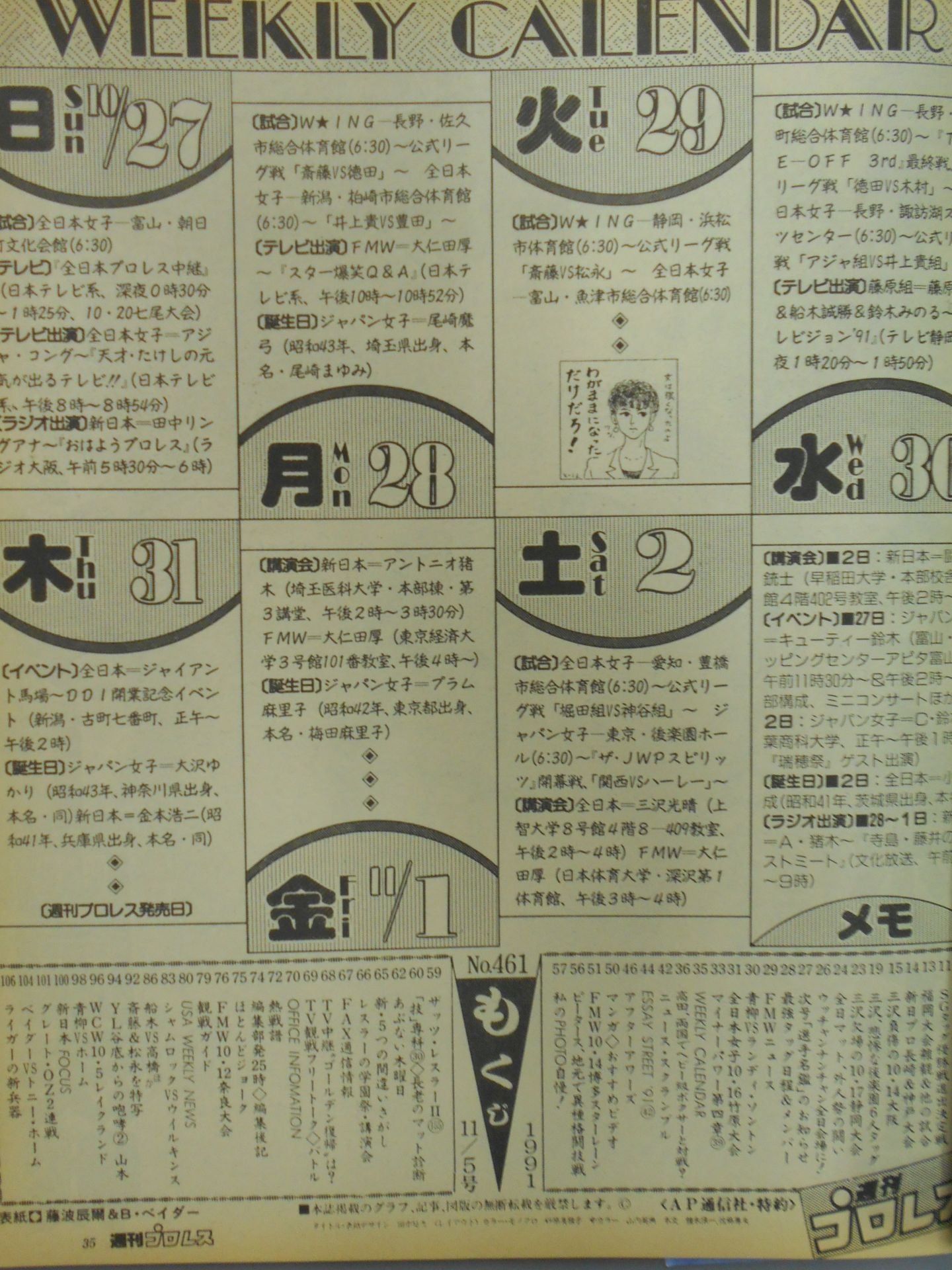 Weekly Pro Wrestling 461