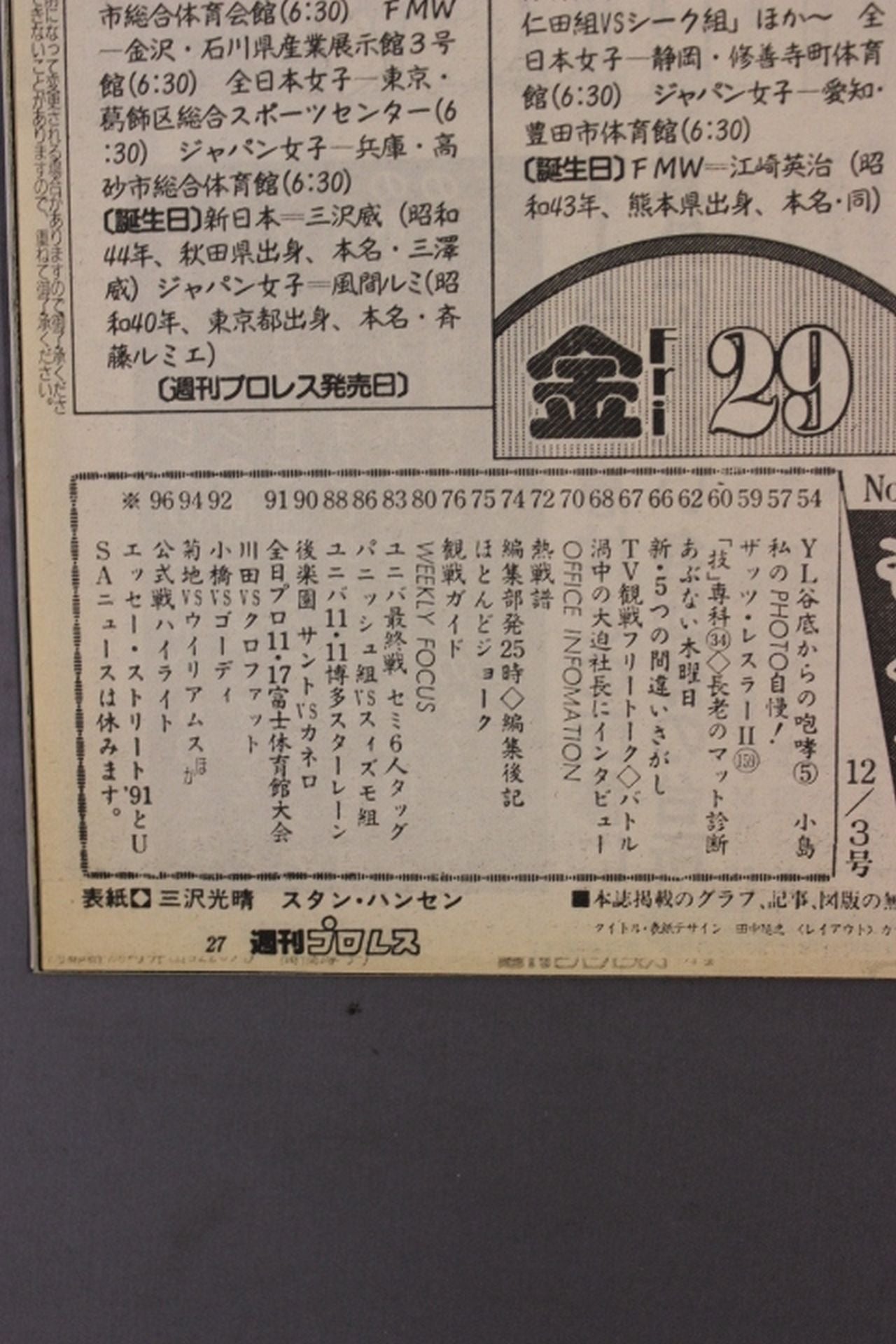Weekly Pro Wrestling 466