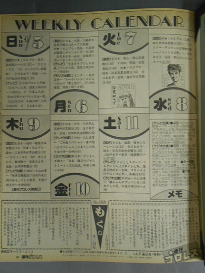 週刊プロレス488