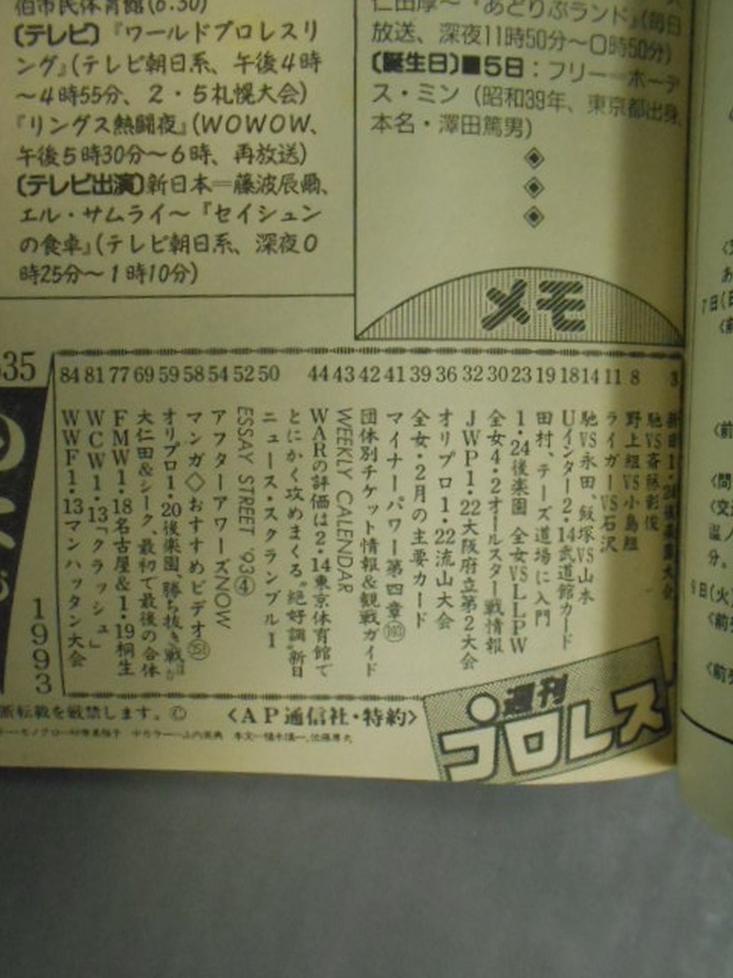 週刊プロレス535